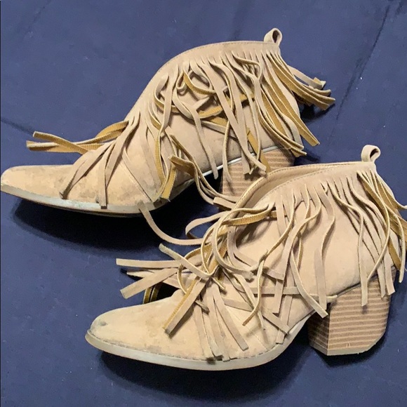 Fringe Booties - Picture 2 of 3